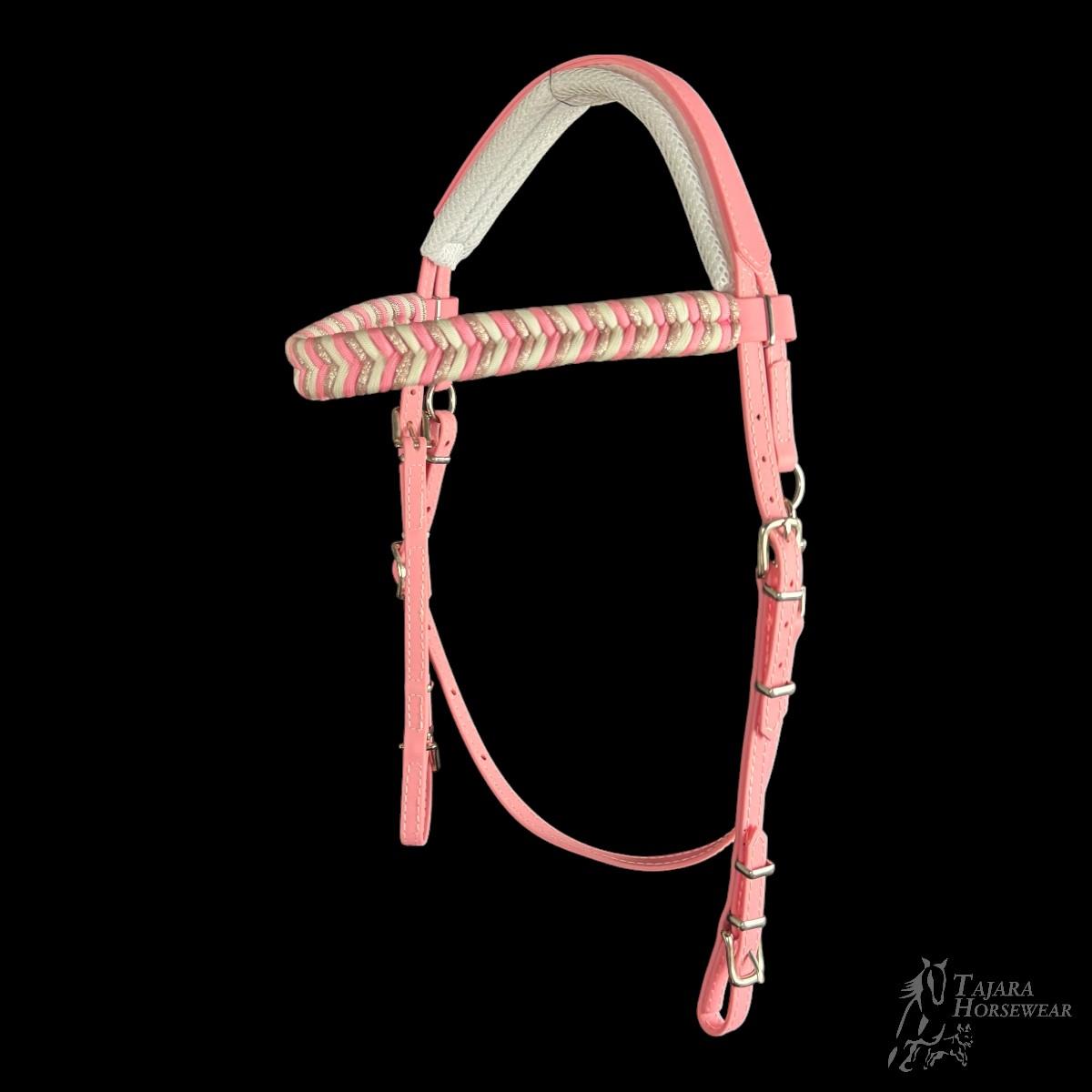 Bridle mit umflochtenem Stirnriemen (TH47)